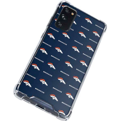 NFL Denver Broncos Blitz Series Galaxy S20 FE Clear Case